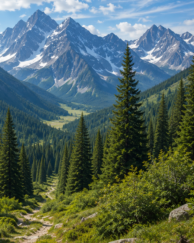 Mountains environment in Nature Treks VR